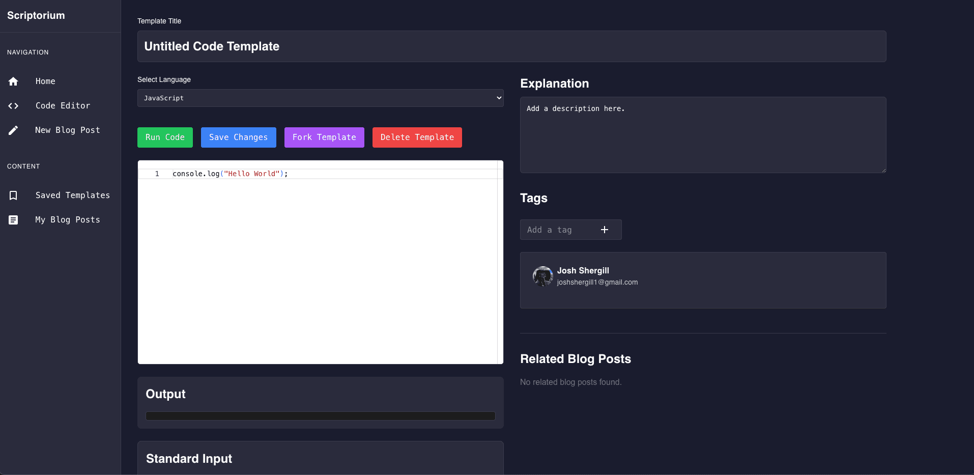 Social Media & Code Execution Platform